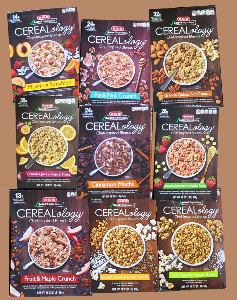 H-E-B Cerealology Review - Boxes