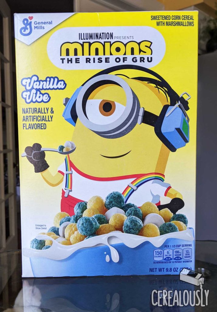 New Minions Vanilla Vibe Cereal Review - Box