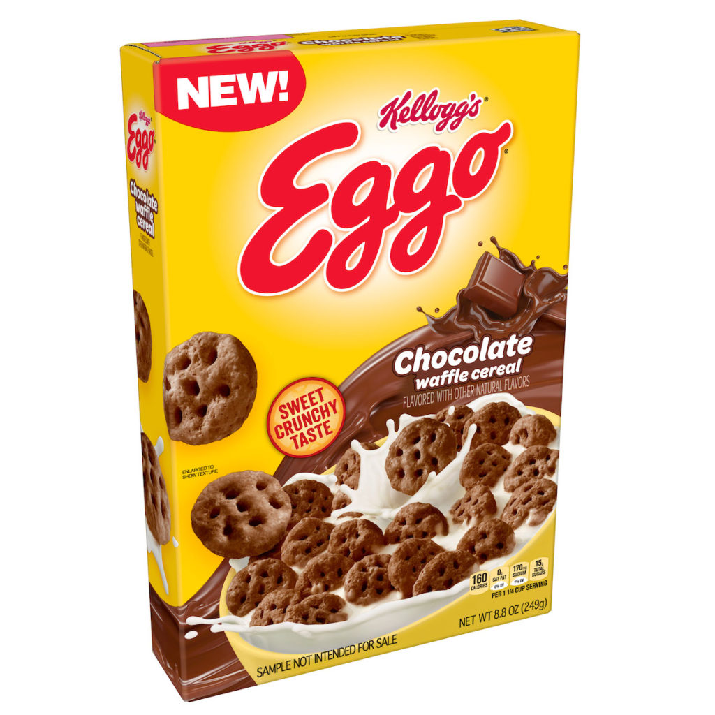 New Eggo Chocolate Waffle Cereal