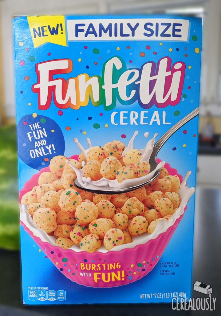 New Funfetti Cereal Review Box