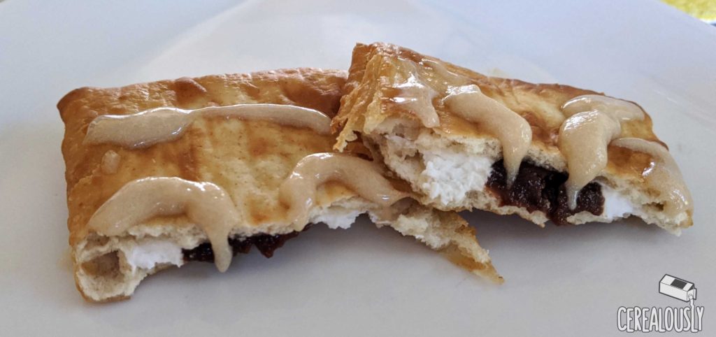 New Pillsbury S'Mores Golden Grahams Toaster Strudel Review - Filling