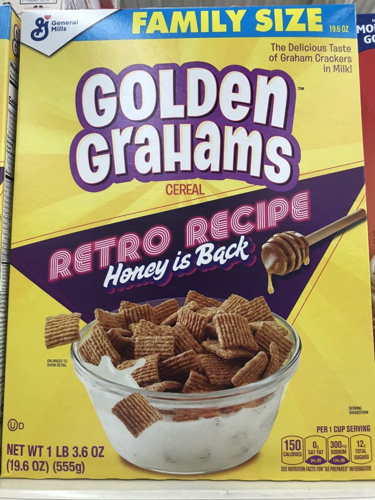 Retro Recipe Golden Grahams with Honey