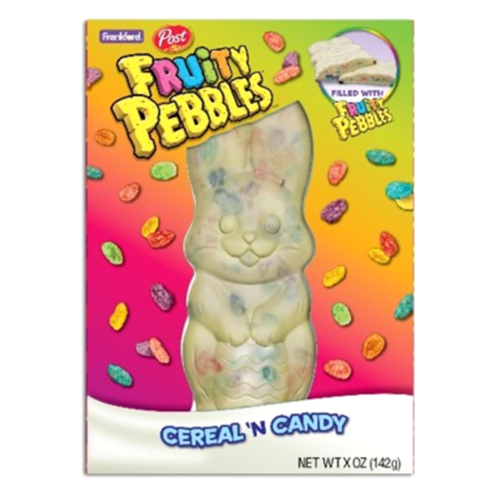 Frankford Fruity Pebbles White Chocolate Bunny