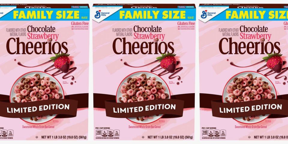 Chocolate Strawberry Cheerios Box