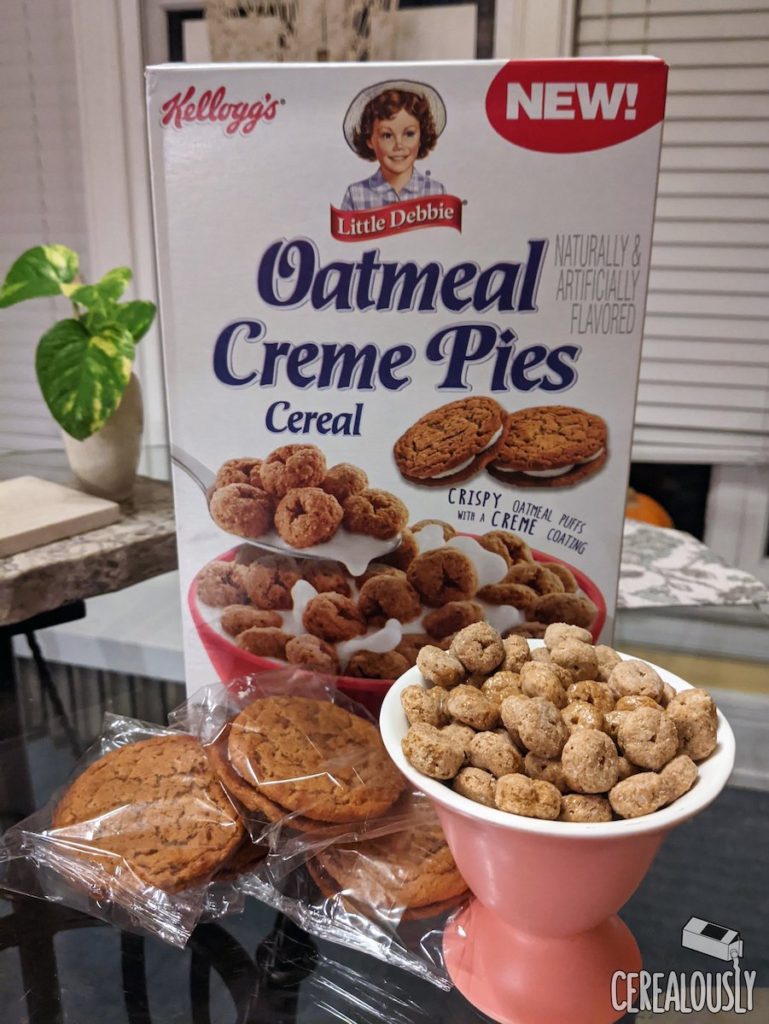 Little Debbie Oatmeal Creme Pies Cereal Review Box