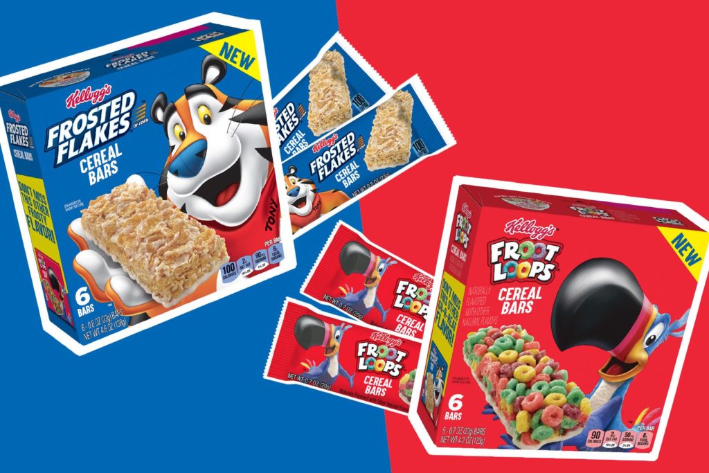 New Frosted Flakes and Froot Loops Cereal Bars