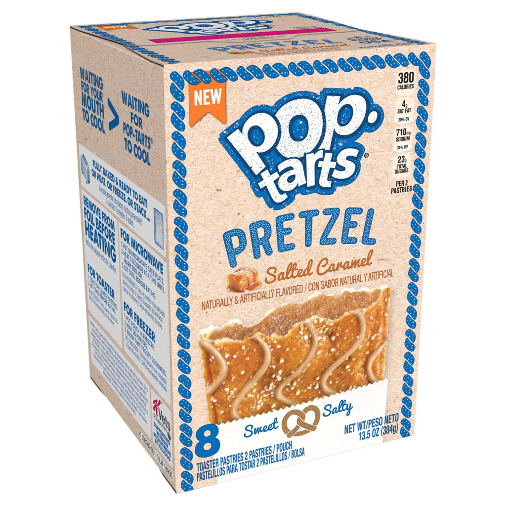 Kellogg's New Salted Caramel Pretzel Pop-Tarts Box