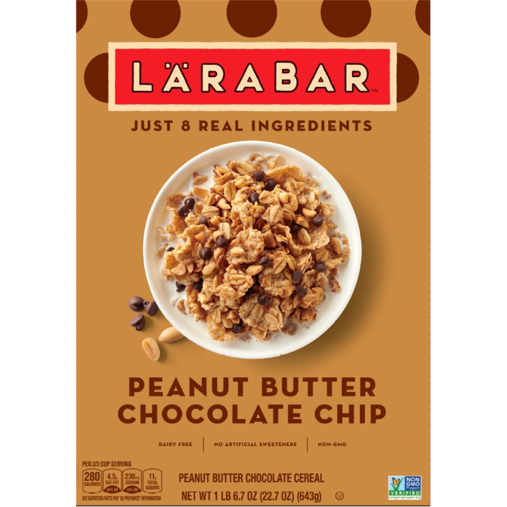Peanut Butter Chocolate Chip Larabar Cereal