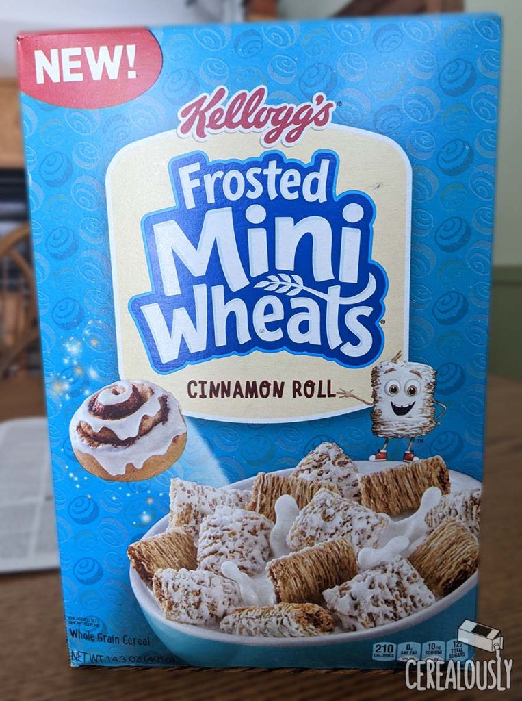 New Cinnamon Roll Frosted Mini-Wheats Review Box