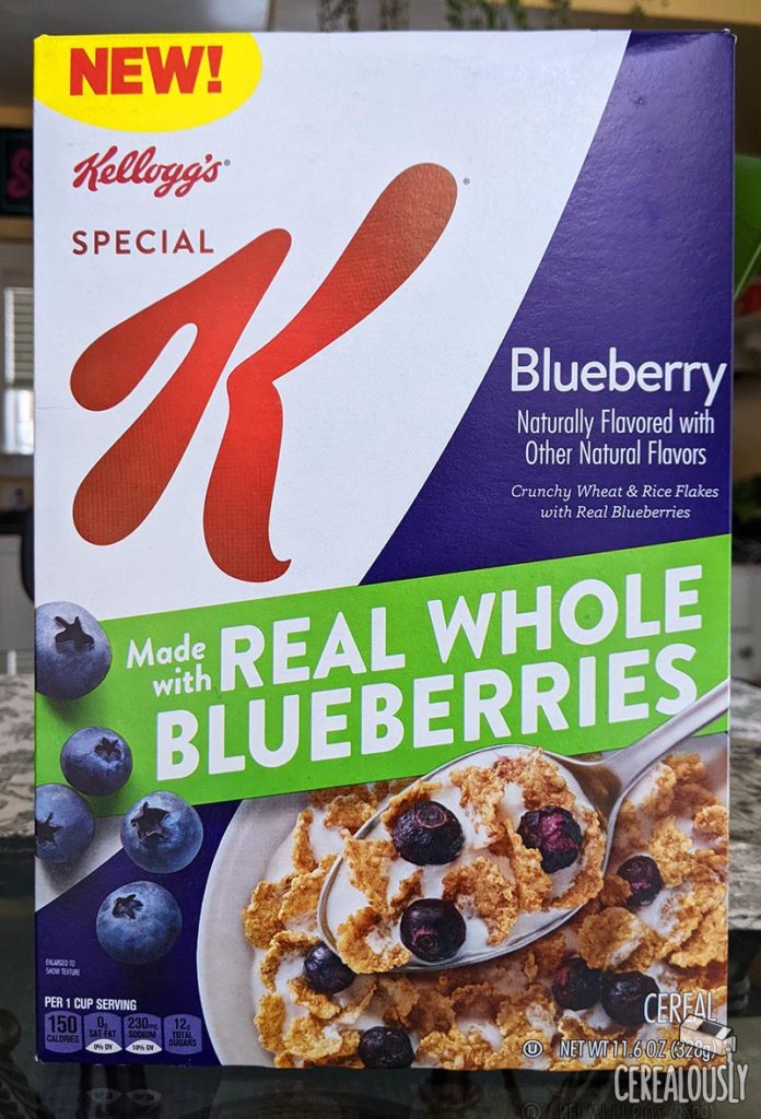 New Special K with Blueberries Review Box