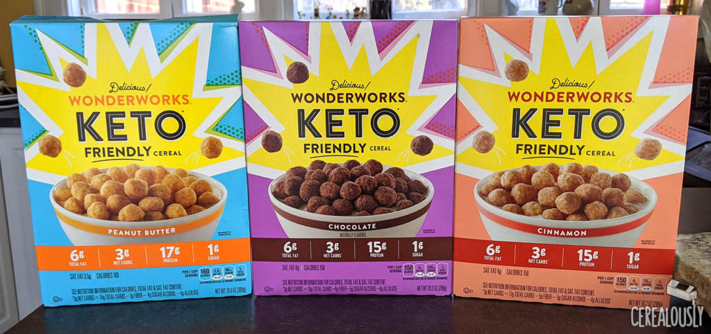 New Wonderworks Keto Cereal Review Boxes