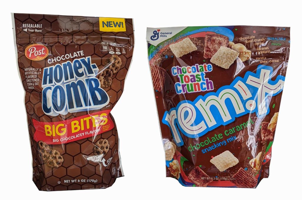 New Chocolate Honeycomb Big Bites & Chocolate Caramel Cinnamon Toast Crunch Remix with Popcorn Review