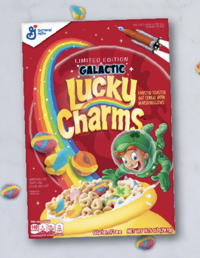 New Galactic Lucky Charms Cereal