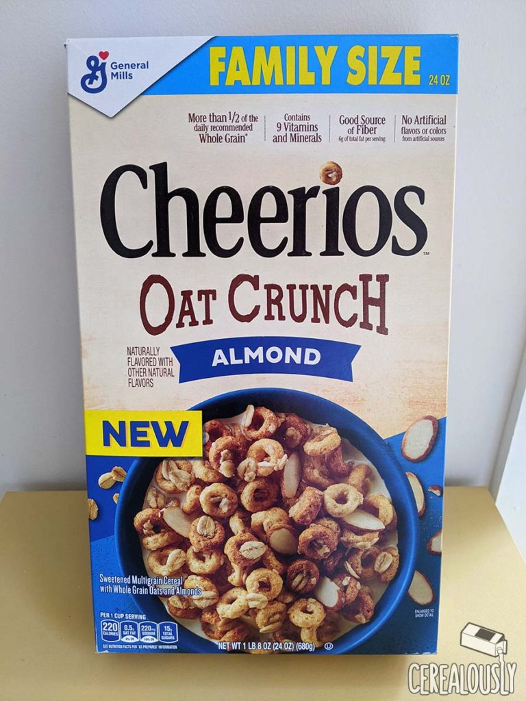 New Almond Cheerios Oat Crunch Review Box