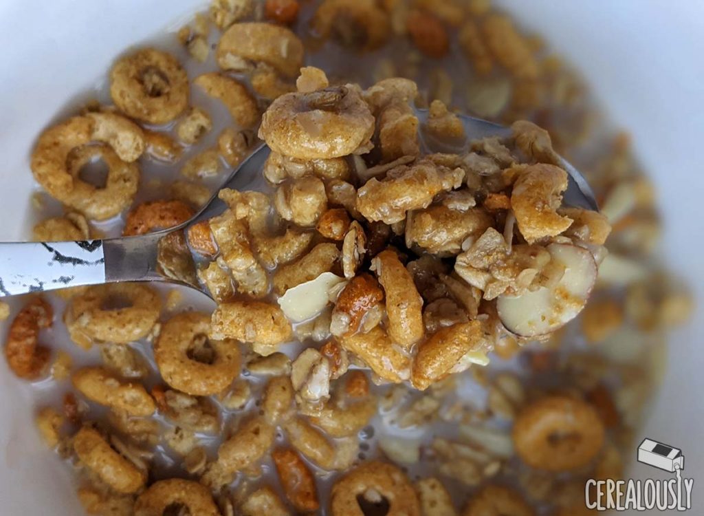 New Almond Cheerios Oat Crunch Review Milk