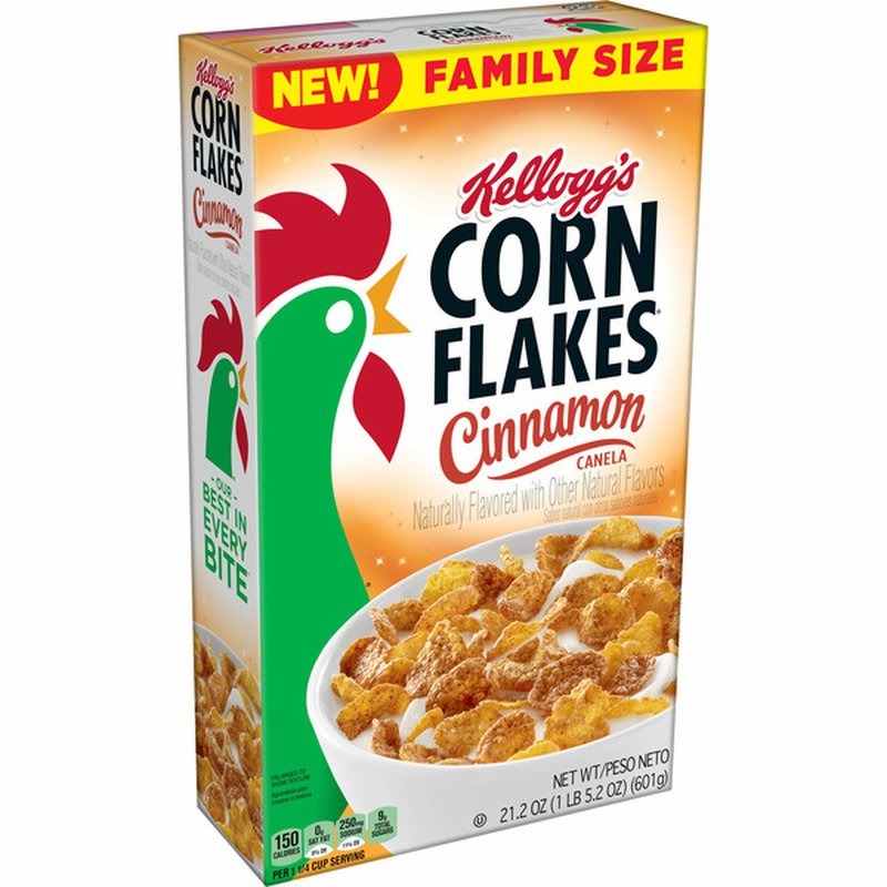 New Cinnamon Corn Flakes