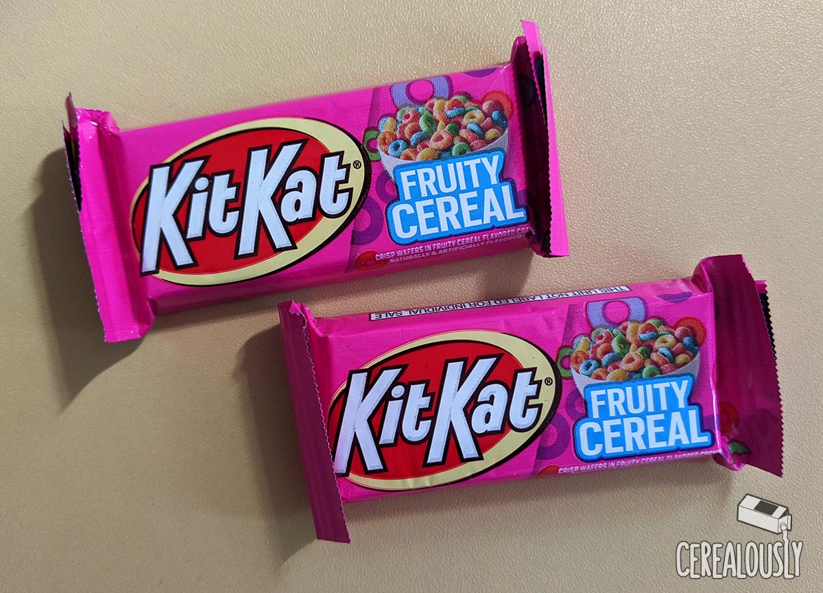 Review Fruity Cereal KitKat Bars Cerealously