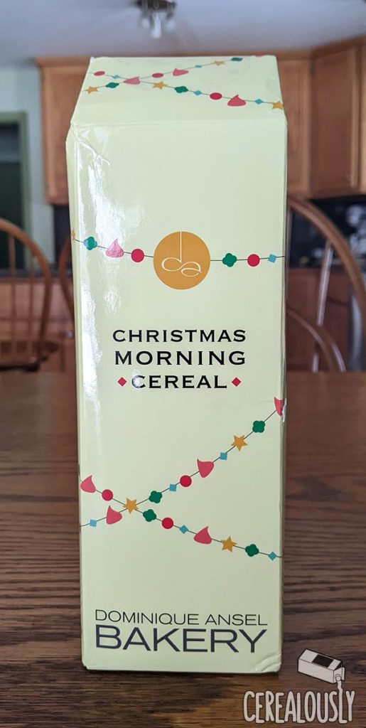 Dominique Ansel Christmas Morning Cereal Review Box