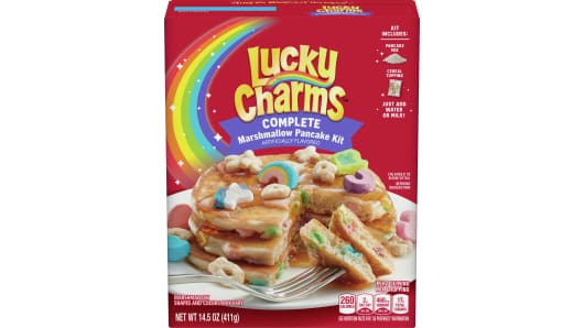 Lucky Charms Marshmallow Pancake Kit