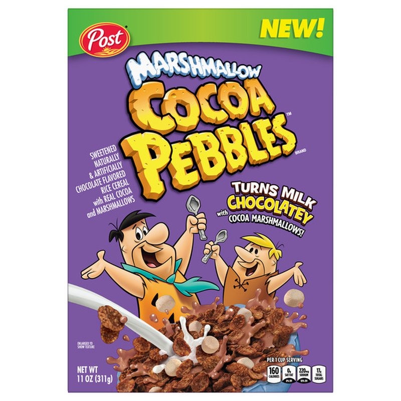 New Marshmallow Cocoa Pebbles Cereal