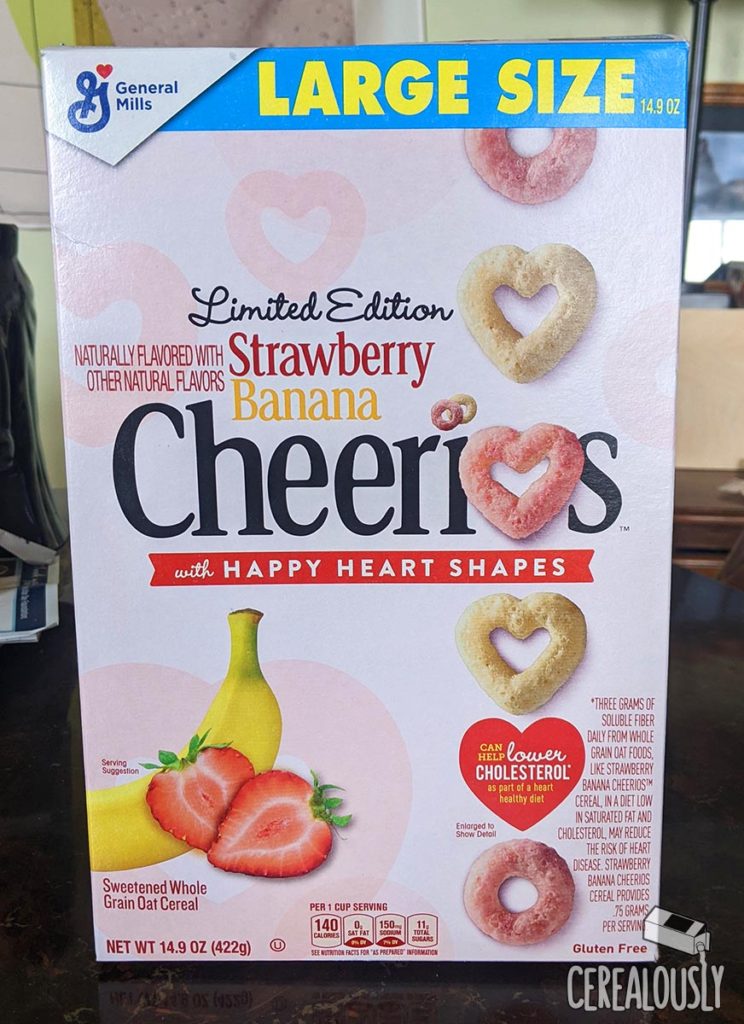 New Strawberry Banana Cheerios Review Box