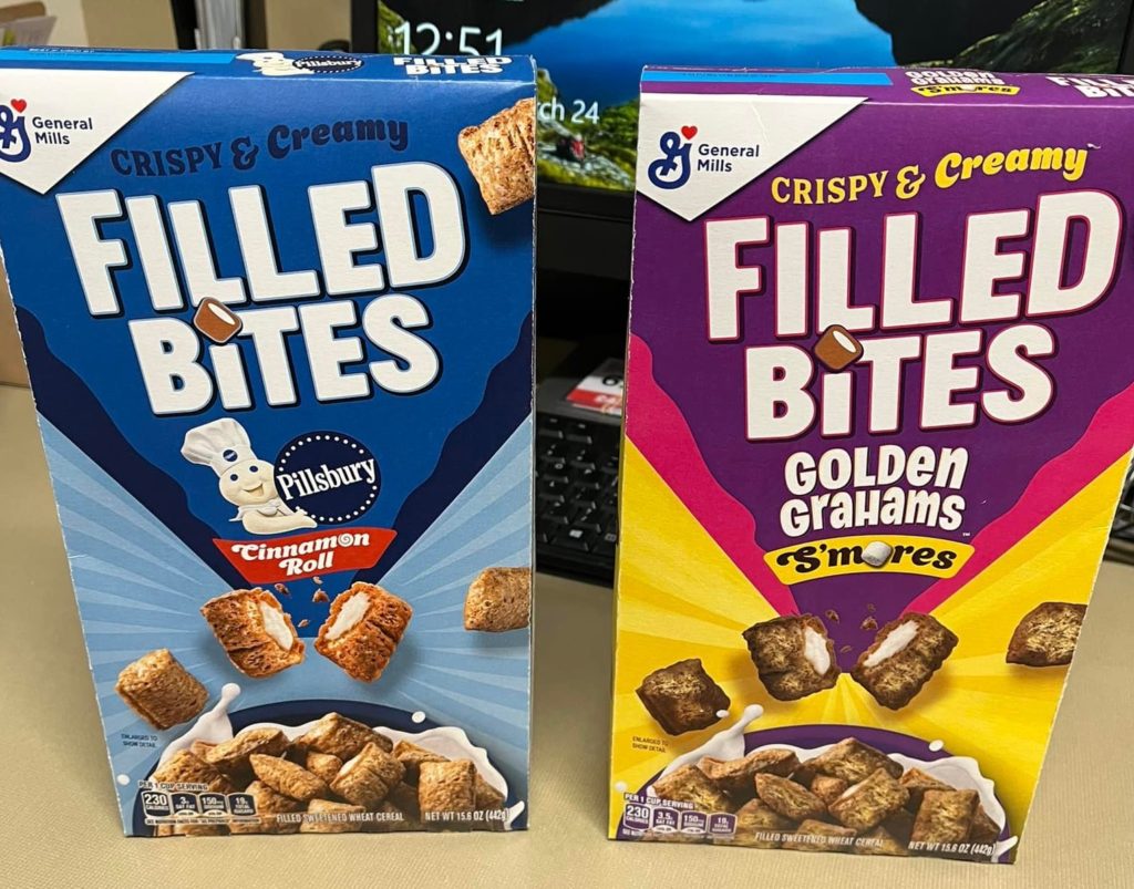 General Mills Filled Bites Cereals