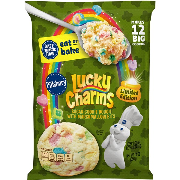 Review: St. Patrick's Day Edition Lucky Charms with Green Clovers Cereal -  Cerealously