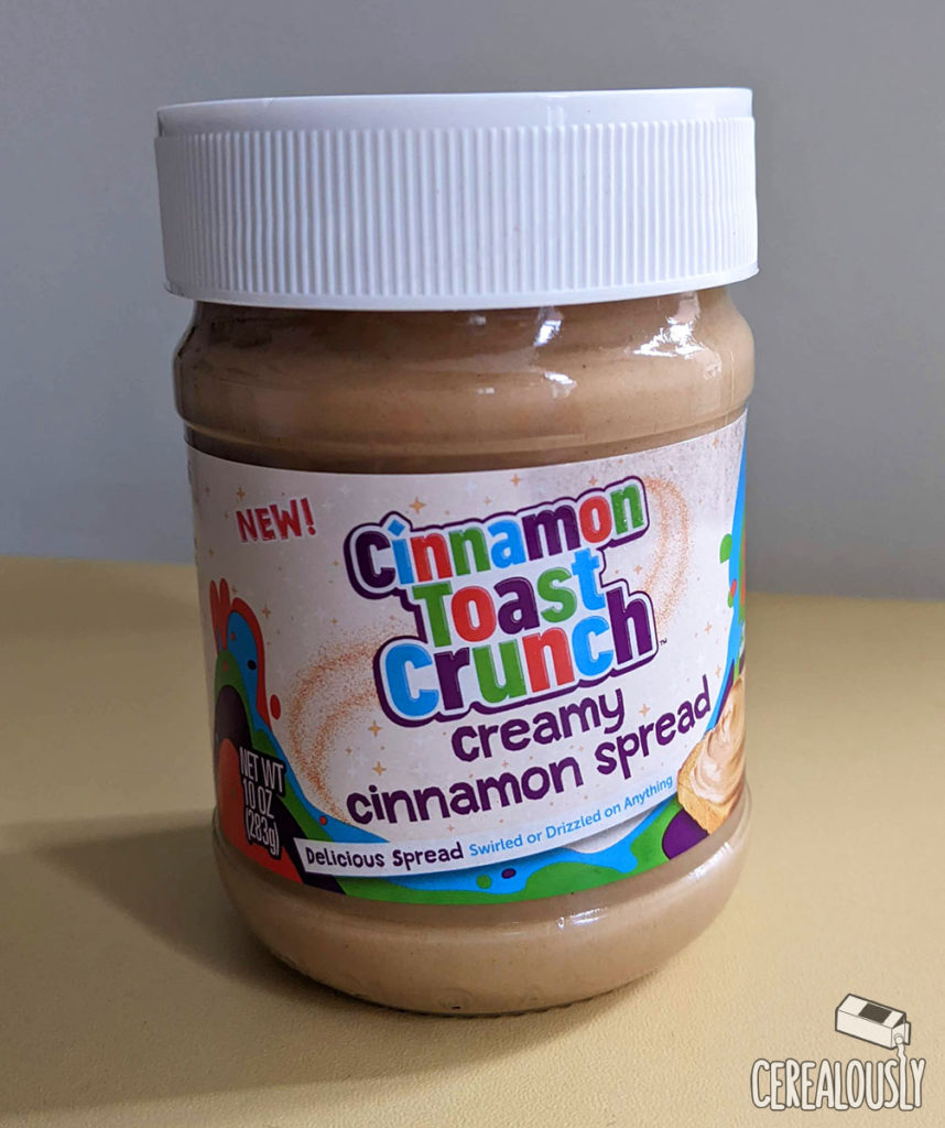 Cinnamon Toast Crunch Creamy Cinnamon Spread Review Jar