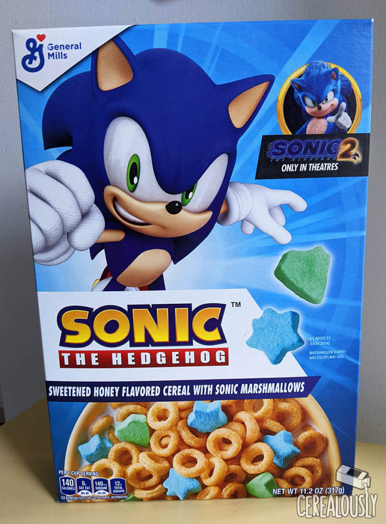 New Sonic the Hedgehog Cereal Review – Box