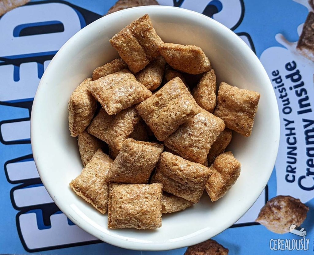 New General Mills Pillsbury Cinnamon Roll Filled Bites Cereal Review
