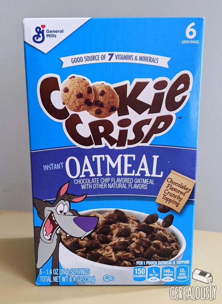 New Cookie Crisp Oatmeal Review.- Box