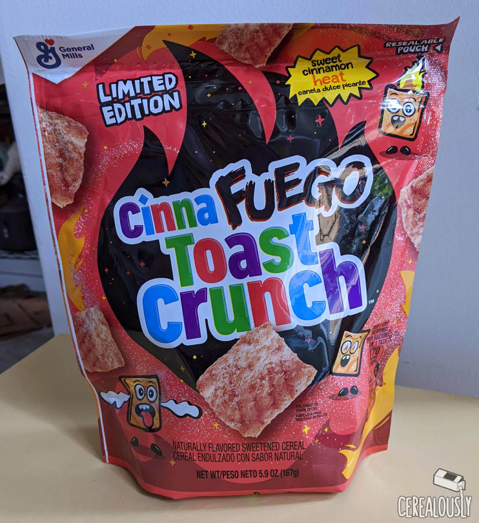 CinnaFuego Toast Crunch Review - Pouch