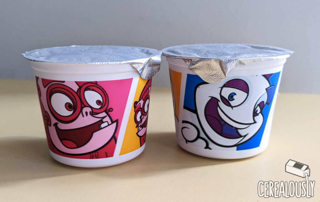 Franken Berry and Boo Berry Yogurts Review Cups
