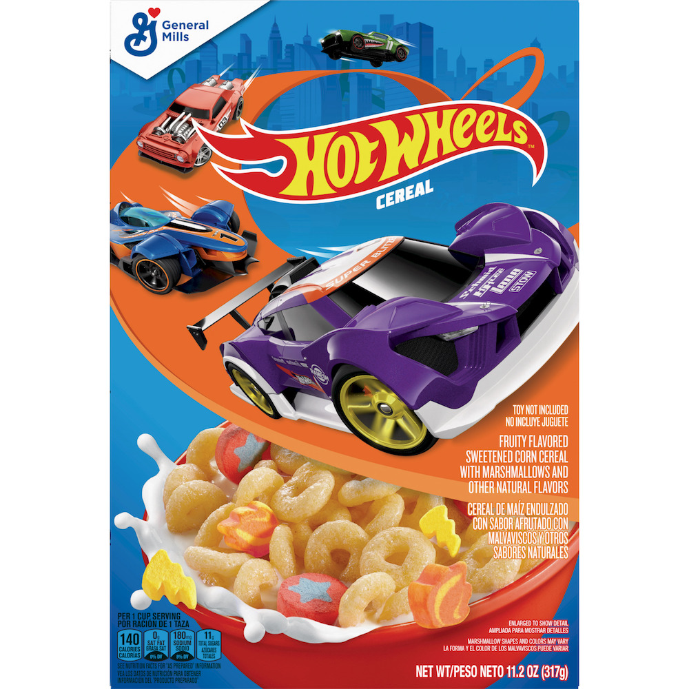 New Hot Wheels Cereal