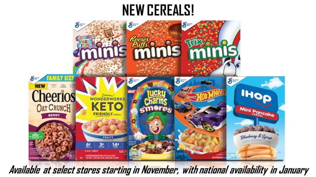 General Mills New 2023 Cereals