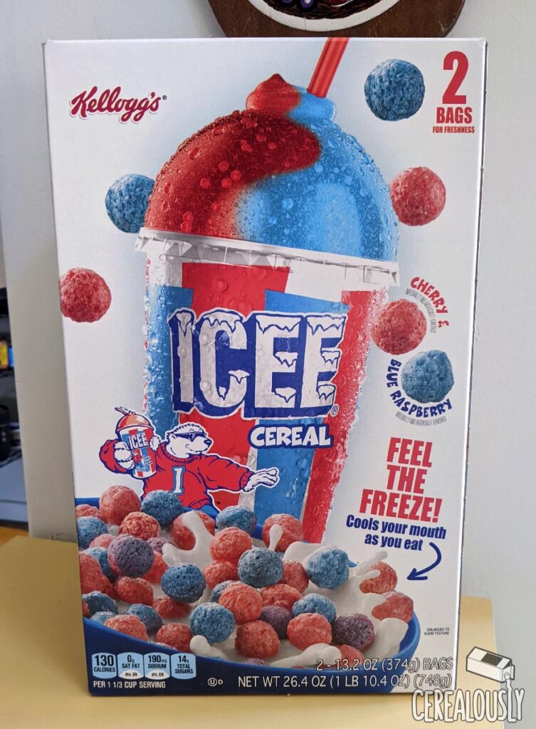 ICEE Cereal Review - Box