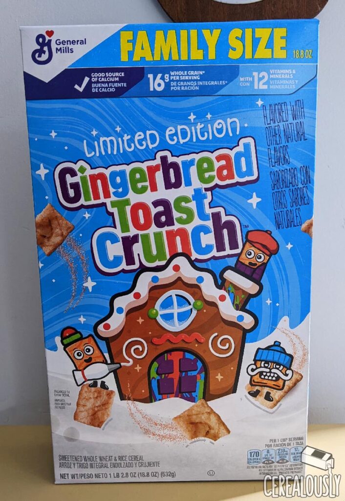 New Gingerbread Toast Crunch Review - Box