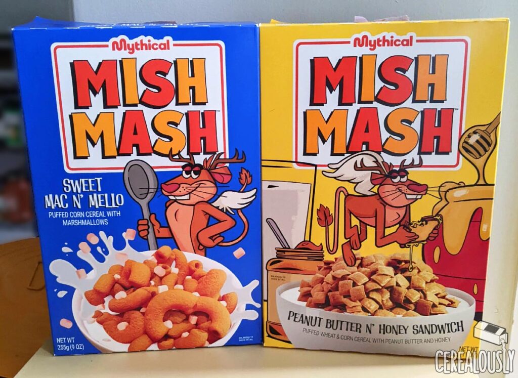 New Rhett & Link Mythical MishMash Cereals Review: Boxes